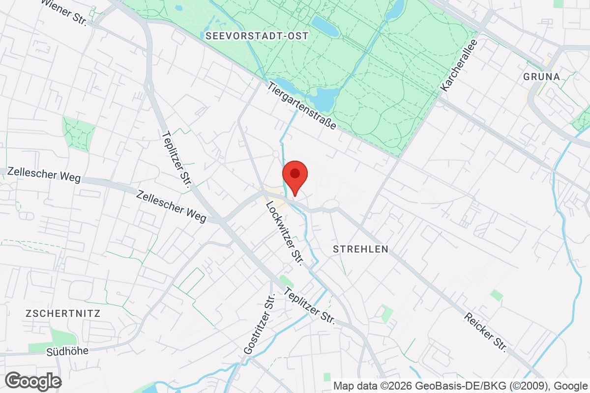 Karte Therapiezentrum Elbflorenz