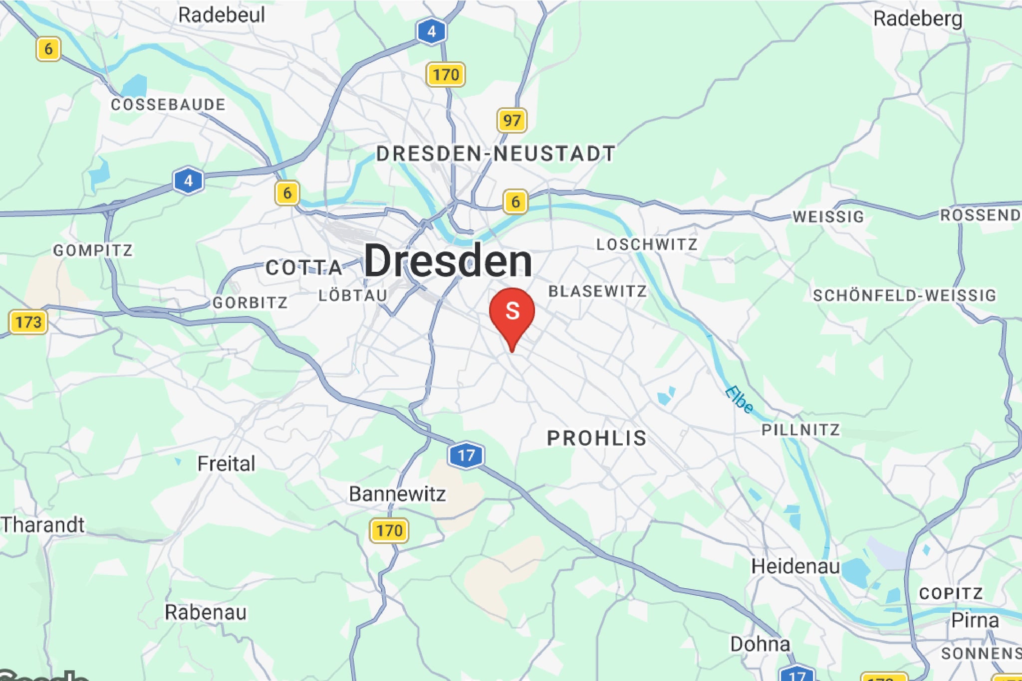 Karte Therapiezentrum Elbflorenz