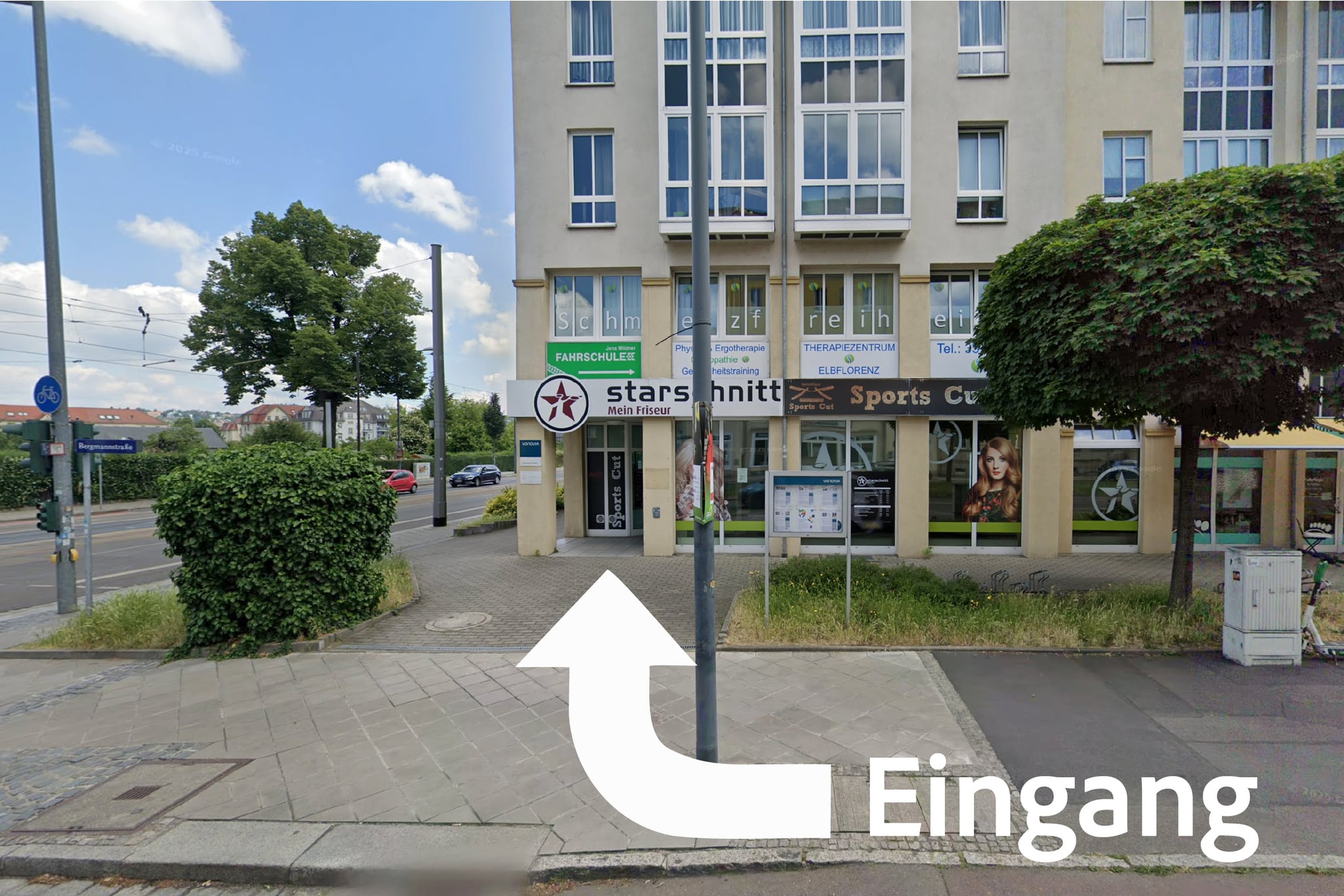 Karte Therapiezentrum Elbflorenz